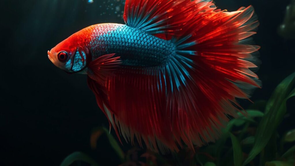 peixe betta aquário simples e bonito