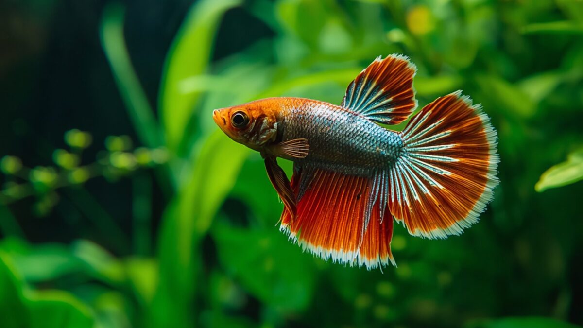 peixe betta em aquário ideal